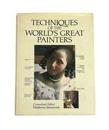 Techniques of the World’s Great Painters Waldemar Januszczak 1980 Art Book - €18,76 EUR