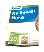 Camco RV Sewer Hose 20 FT Heavy Duty Screw On Hose - £30.72 GBP