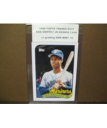 KEN GRIFFEY JR Seattle Mariners 1989 Topps Traded Rookie Card #41T Graded Gem Mi - $85.00