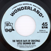 Wonderland - Twelve Days Of Christmas &amp; Other Christmas Songs 45 rpm 2090 - $5.32