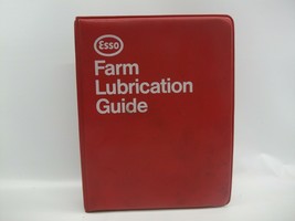 ESSO Farm Lubrication Guide Imperial Oil Vintage Book Binder Manual - £24.62 GBP