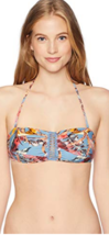 ONeill Womens Santorini Bandeau Bikini Top, Size Large - £18.79 GBP