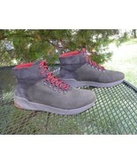 Timberland Suede Leather BOOTS Gray Hiker Ankle waterproof flat lacer Wo... - €54,27 EUR