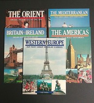 Family Library of World Travel 5 Book Set Europe Americas Mediterranean 1985 - £7.98 GBP