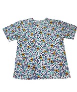Disney Winnie the Pooh Spring Flowers Scrub Top Large - €12,40 EUR