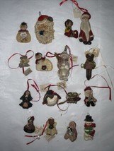 Lot 16 Made By Beverly USA Polymer Clay Ornaments Used With Flaws - £23.29 GBP
