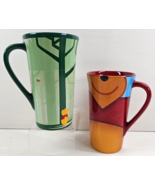 2 Pc Disney Store Winnie The Pooh Mugs Mix Set Large Drink 16 Oz Coffee ... - £36.41 GBP