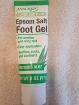 (1) Assured Super Soothing Epsom Salt Foot Gel 2 oz Tube - $9.78