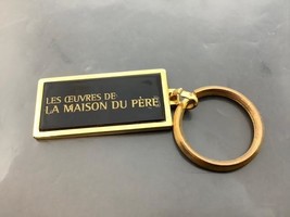 Vintage Promo Keyring Les Oeuvres De La Maison Du Père Keychain Ancien Porte-Clé - £5.89 GBP