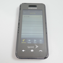 Samsung SPH-M800 Silver/Black Sprint Touch Screen Phone - £13.42 GBP