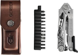 Gerber Center Drive Plus Multi-Tool Knife / Brown Leather Sheath and Std BIT KIT - £155.78 GBP
