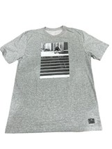 Nike Mens Graphic Printed T-Shirt Size Large Color Gray - £39.11 GBP