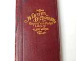 1902 Asbury Park NJ Webster Dictionary Vest Pocket 1894 Corlies Ave insc... - $39.55