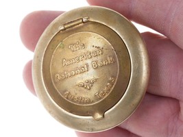 Antique Austin Texas American National bank Compact/pill box - £75.06 GBP