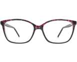 Success Eyeglasses Frames SS-94 RED/BLACK Clear Purple Cat Eye 54-15-140 - $46.53
