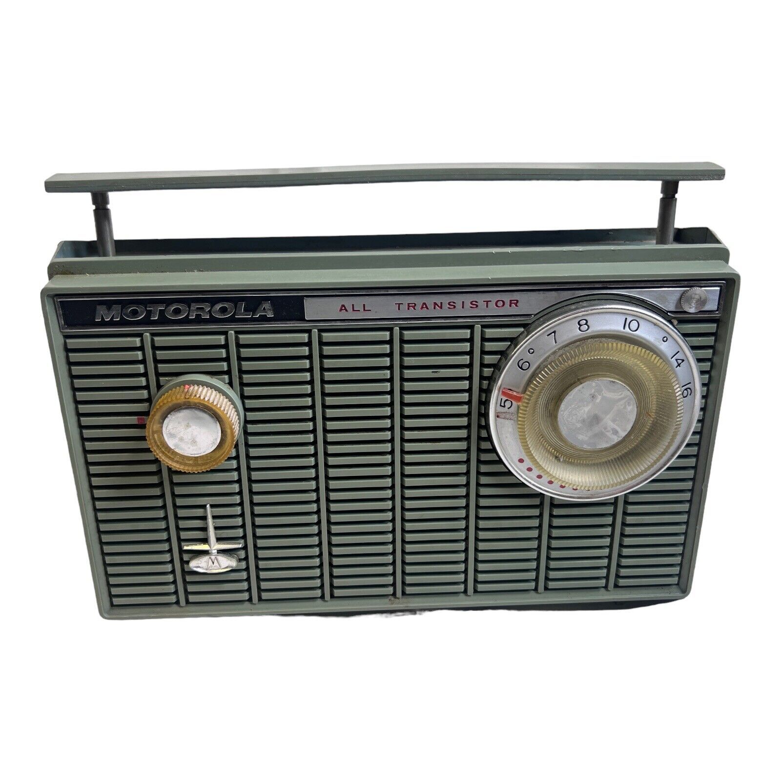 Motorola Battery Operated Transistor Radio w/ Handle - Model XT18B - Working - $79.19