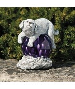9.25&quot;H LED DOG PURPLE SOLAR LIGHT STATUE - $93.97 CAD