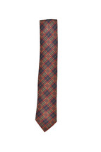 BRIONI Mens Tie Hand Made Classic Multicolor OS - $87.78
