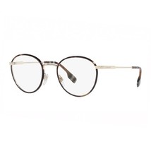 Burberry BE1373 1109 Light Gold/Dark Havana 51mm Eyeglasses New Authentic - $2,837.60 MXN