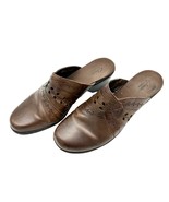 Clarks Bendables Clogs Social Ball 11M Brown Leather - £12.31 GBP