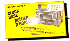 Archer clock case NIP 270-303 / RadioShack Clock Case / Radio Shack Cloc... - $19.52