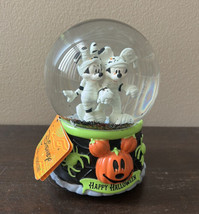 Mickey And Minnie Mummy Musical Snow Globe|Happy HALLOWEEN DISNEY - $36.98