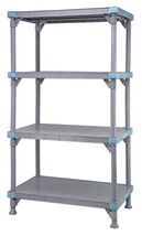 Quantum Storage Millenia 24" x 36" x 50" Solid Shelving Unit - QP243650SS-4 - $567.68