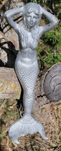 Cast Iron Mermaid, Mermaid Decor, Mermaid Figurine, Nautical Decor - £75.16 GBP