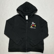Walt Disney World Womens XL Hoodie Sweatshirt Mickey Mouse Full Zip Flee... - $439.31 MXN