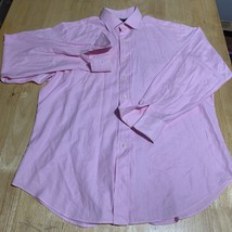 POLO RALPH LAUREN PHILIP CLASSIC FIT Men&#39;s L/S Shirt SZ 16.5-35 LARGE PINK - $23.76