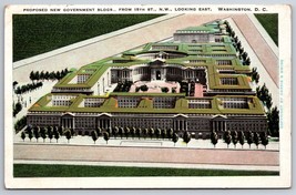 Proposed New Government Buildings Washington DC UNP Unused WB Postcard E14 - £3.19 GBP