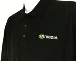 NVIDIA Tech Employee Uniform Polo Shirt Black Size XL NEW - £20.37 GBP