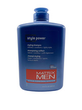 Matrix Men Style Power Styling Shampoo All Hair Types 13.5 oz. - $18.81