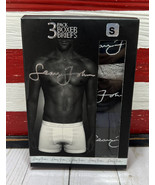 New (3) Pack Sean John Mens Boxer Briefs 95% Cotton Performance Size S 2... - $19.79