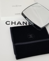 Chanel Beaute Vip Gift La Collection Double Sided Hand Mirror In Velvet Pouch - $22.00