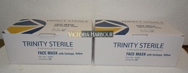 Two pack: Trinity Sterile 50PC 3 PLY Disposable Face Mask Medical Earloo... - $35.00