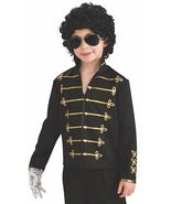 RUBIE&#39;S LICENSED MICHAEL JACKSON MILITARY JACKET BLACK ACCESSORY CHILD L... - $631.10 MXN