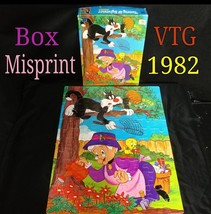 Looney Tunes Yweety Puzzle VTG 82 Whitman MISPRINTED BOX - £19.11 GBP