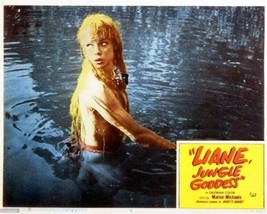 Marian Michael bathes in river in scene from liane Jungle Goddess 8x10 photo - £7.64 GBP