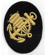 WWII Germany Kriegsmarine NCO Blocking Weapons Mechanic NOS Insignia Patch - $25.00