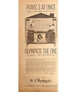 Olympic&#39;s The One Plays 3 At Once Radio and Television -1964 Vintage Pri... - $220.21 MXN