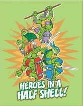 Teenage Mutant Ninja Turtles TMNT Classic Cartoon Licensed Wall Decor Metal Sign - £17.55 GBP