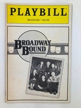 1987 Playbill Broadhurst Theater Linda Lavin in Neil Simon&#39;s Broadway Bound - £11.17 GBP