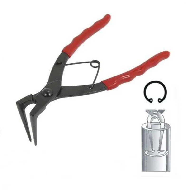 Multitool Circlip Pliers Snap Ring Grip Plier 50 mm Long Nose 1.2mm 90 Degrees - £20.19 GBP