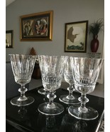 VINTAGE CUT CRYSTAL WINE GLASSES OR CORDIAL Set Of 5 ESTATE SALE - $57.49 CAD