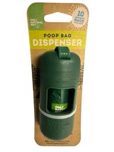 Only Natural Pet Dog Poop Bags Dispenser w/ Clip + 10 Unscented Poop Was... - $9.31