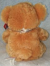 Woody Toys 76229S 10 Inch Burnt Orange Bear With A Paw Print Bow image 2
