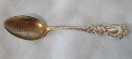 Sterling Souvenir Spoon Thermopolis, Wyoming, No  Monogram - £32.43 GBP