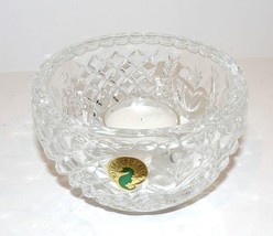 WATERFORD CRYSTAL TIMES SQUARE HOPE FOR ABUNDANCE VOTIVE CANDLE BOWL WIT... - $42.68