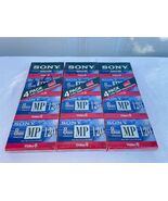Lot Of 3 Sony 8mm Video Metal Cassette P6-120MP  120 Minute  4 Pack NEW ... - $89.09